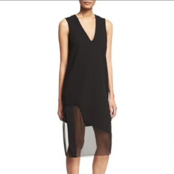 Prabal Gurung Sleeveless V-Neck Sheath Dressok - Picture 3 of 10
